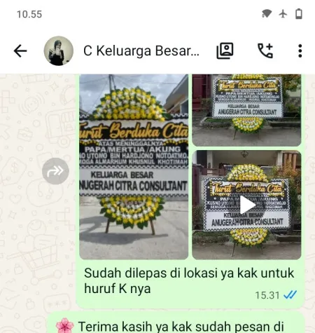 Pengiriman Papan Bunga Duka Jalan Raya Cikarang